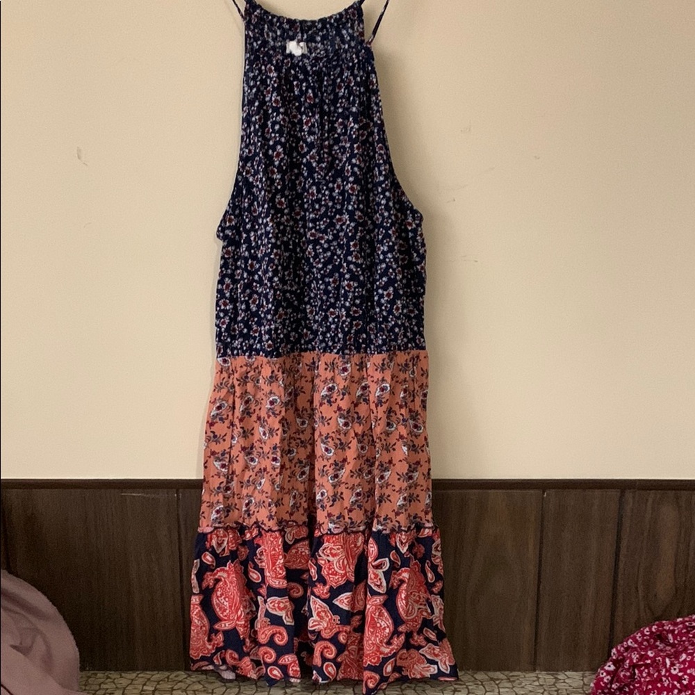 Garage Floral Bohemian Midi Dress